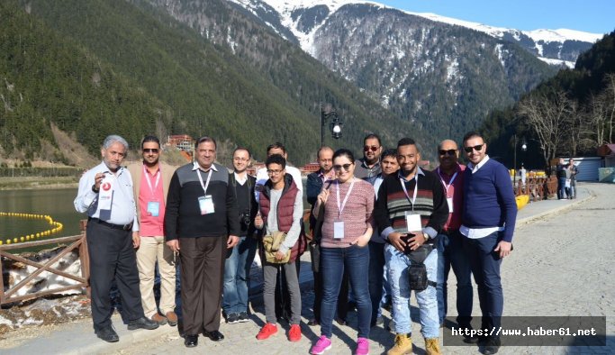 Suudi turizmciler Trabzon’u gezdi