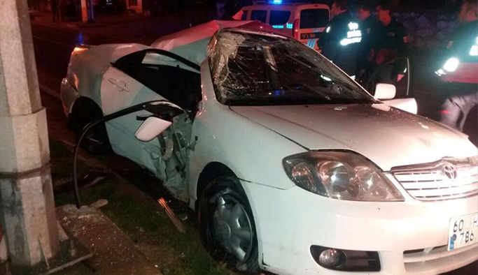 Polis memuru kazada öldü