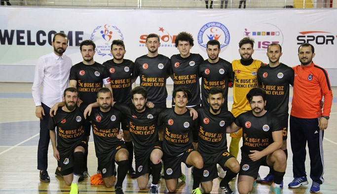 Salon futbolunda Trabzon ekibi galip geldi