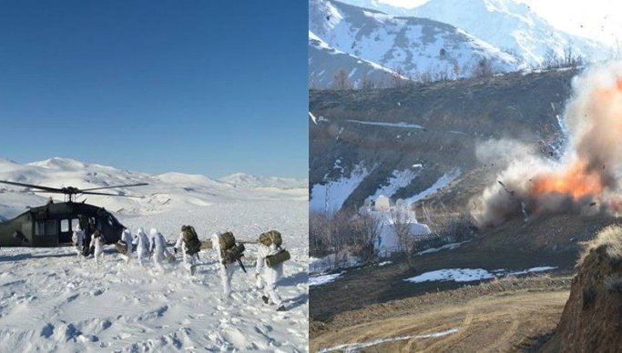 Ağrı’da 2 terörist öldürüldü