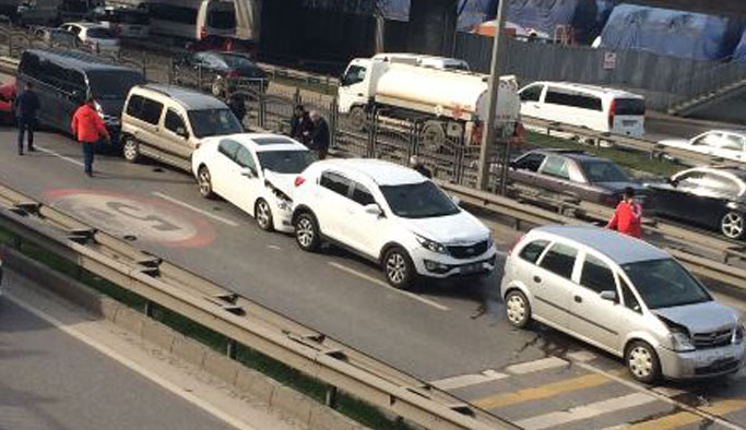 Trabzon'da zincirleme trafik kazası!