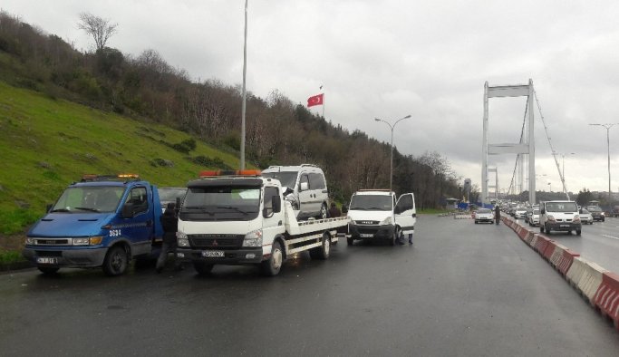 Fatih Sultan Mehmet Köprüsü’nde kaza