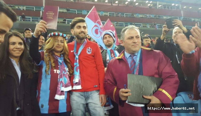 Trabzonspor Galatasaray derbisinde evlendiler!