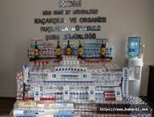 Rize'de kaçak içki operasyonu