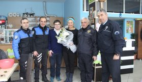 Trabzon Emniyeti Down sendromluları unutmadı