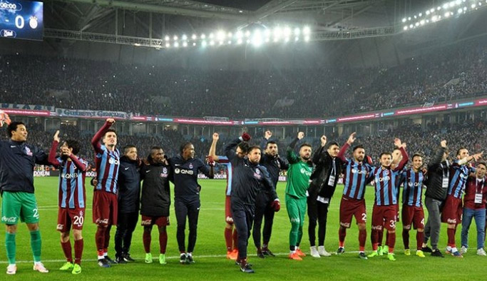 Trabzonspor Avrupa'da da zirvede