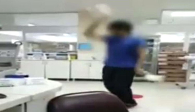 Yoğun bakımda skandal görüntü