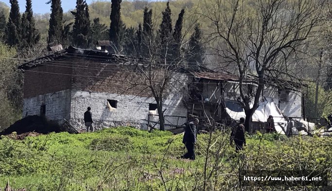 Afgan uyruklu 3 çocuk yanarak can verdi