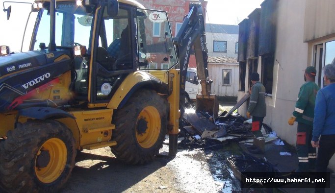 Trabzon'da ücretsiz dershaneyi  yaktılar