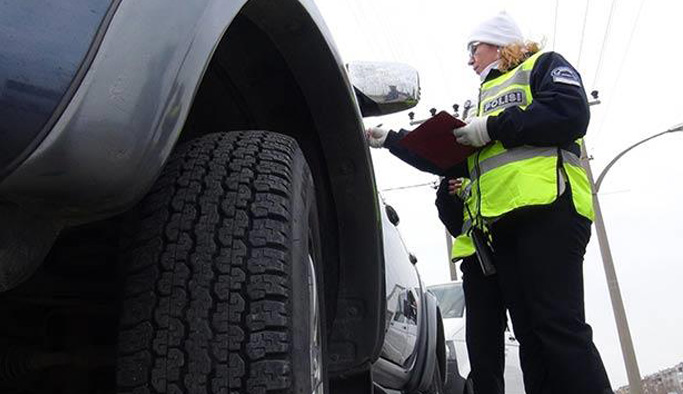 Zorunlu kış lastiği uygulaması sona erdi