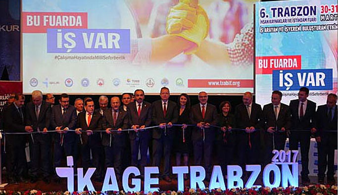 Trabzon'da istihdam fuarına yoğun ilgi