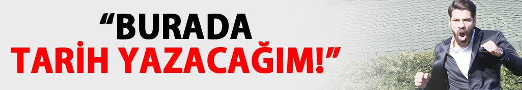 "Trabzonspor'da tarih yazacağım!"