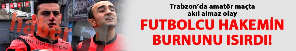 Trabzon'da amatör maçta akıl almaz olay!