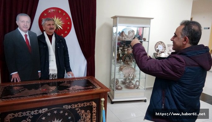 80 ilden gelen yerel gazeteciler Cumhurbaşkanı Erdoğan'ın evini ziyaret etti