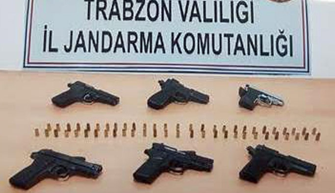 Trabzon'da silah operasyonu
