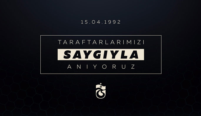 Trabzonspor, Samsun yolunda hayatını kaybeden taraftarlarını andı