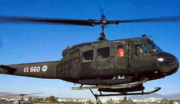 Yunan helikopteri kayboldu