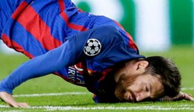 Barcelona Juventus maçında korkutan an