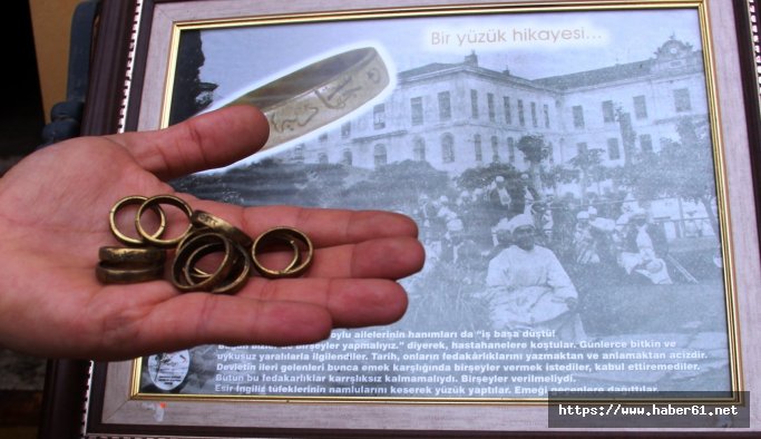 Vatan sevdası, takı sevdasından üstün geldi