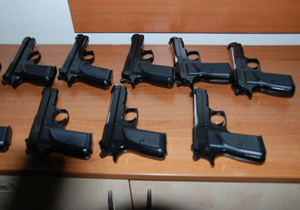 Akçaabat'ta silah operasyonu