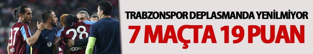 Trabzonspor deplasmanda yenilmiyor: 7 maçta...
