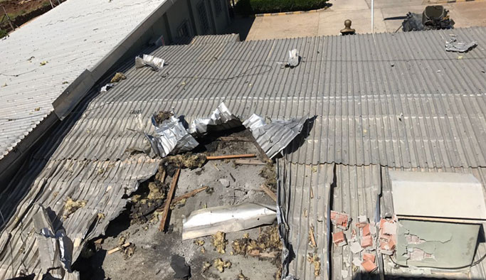 Suriye'den Türkiye'ye top mermisi