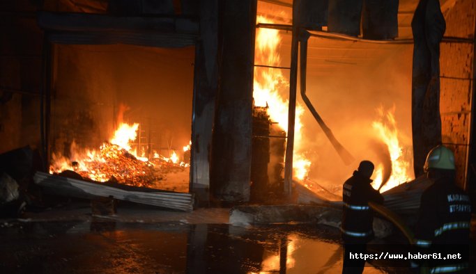 Sebze hali yangınında kundaklama şüphesi!