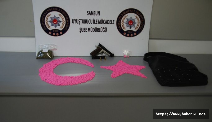 Samsun'da uyuşturucu operasyonu! Oğlu ve gelini ile birlikte tutuklandı