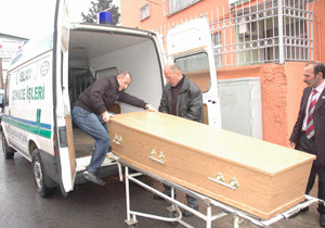 Kayakçının cenazesi gönderildi