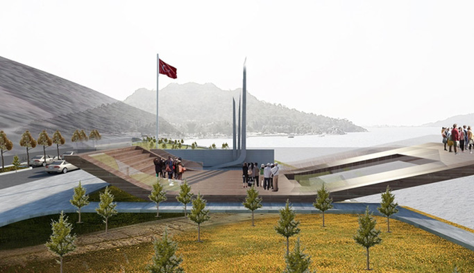 Şehitler Anıtı'nın mermerlerini FETÖ tutuklusundan aldılar!