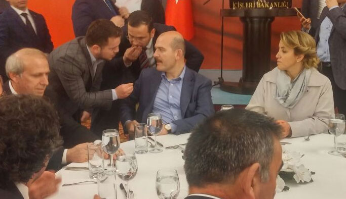 Soylu basınla buluştu
