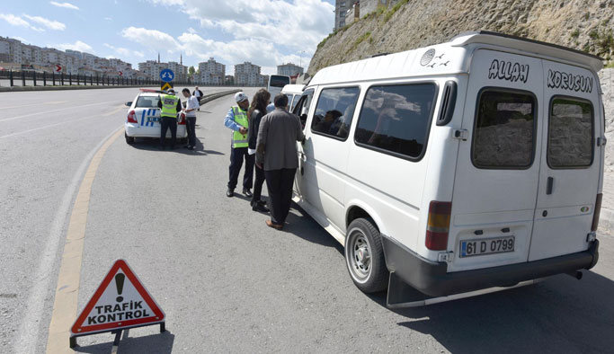 Trabzon'da Ticari taşıtlarda denetimler başladı
