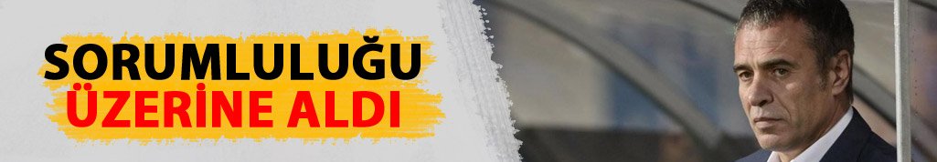 Yanal sorumluluğu üzerine aldı