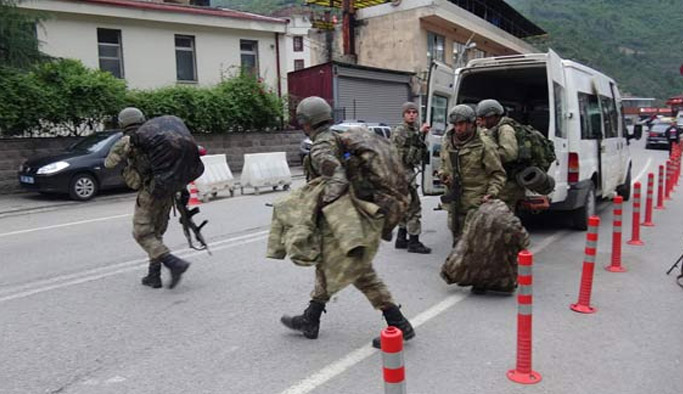 Özel tim Maçka'da!