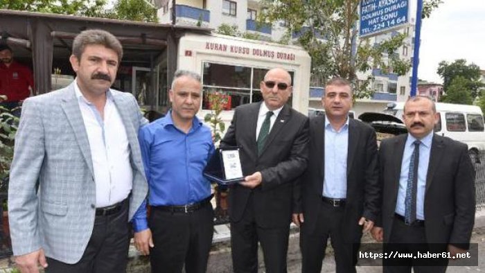 Trabzon'da ayın şöförüne ödül