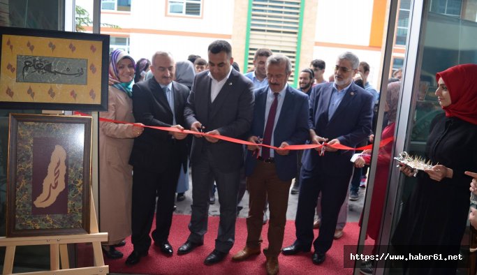 Rize'de el emeği göz nuru eserler sergilendi