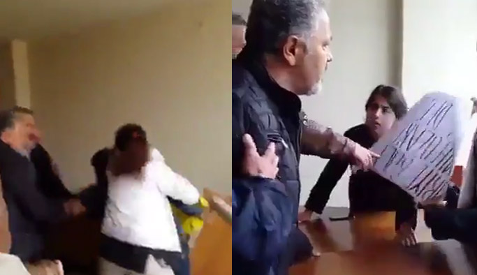 KESK Trabzon Şubesi’nde olay..