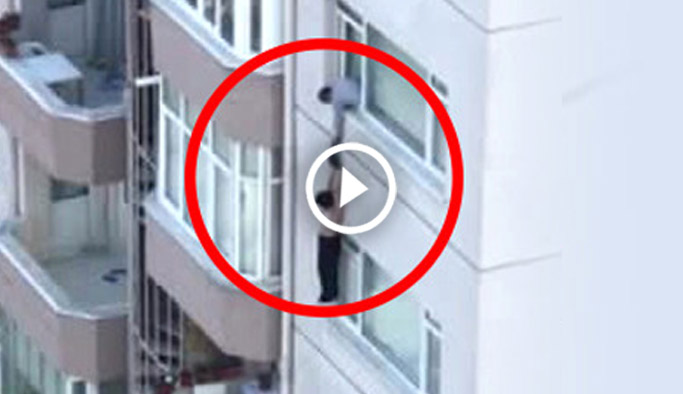 Şok eden anlar! Karısını daha fazla tutamadı...