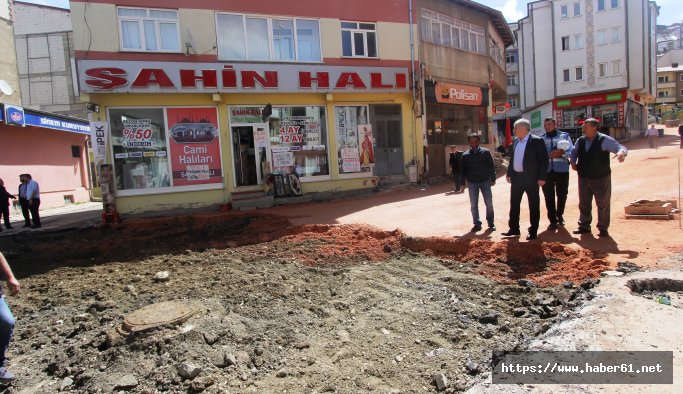Bayburt'da alt yapı çalışmaları sürüyor