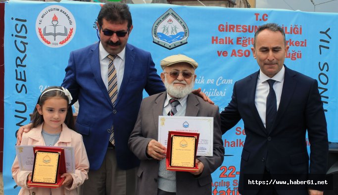 Giresun Halk Eğitimde yıl sonu sergisi