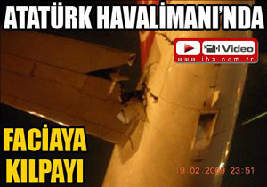 Havaalanında faciaya kılpayı