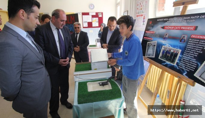 Bayburt’ta TÜBİTAK fuarına büyük ilgi