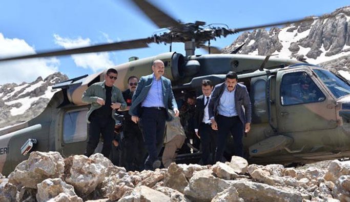 Süleyman Soylu Kato dağına çıktı