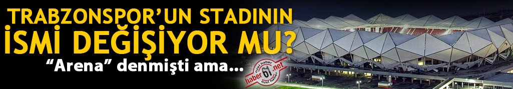 Şenol Güneş Spor Kompleksinden Arena ismi kalkıyor mu?