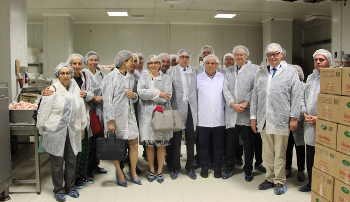 AB Elçileri Trabzon'daki tesisi gezdi