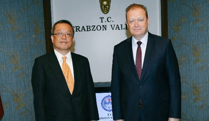 Japon Müsteşar Nakamura Trabzon'da