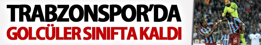 Trabzonspor gol yollarında sınıfta kaldı