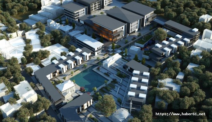 Ortahisar Belediye binasının temeli atılıyor