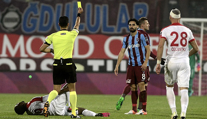 Trabzonspor sarı kart şampiyonu!