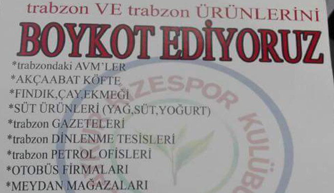 Rizesporlular boykot başlattı! Yaptığınızı beğendiniz mi?